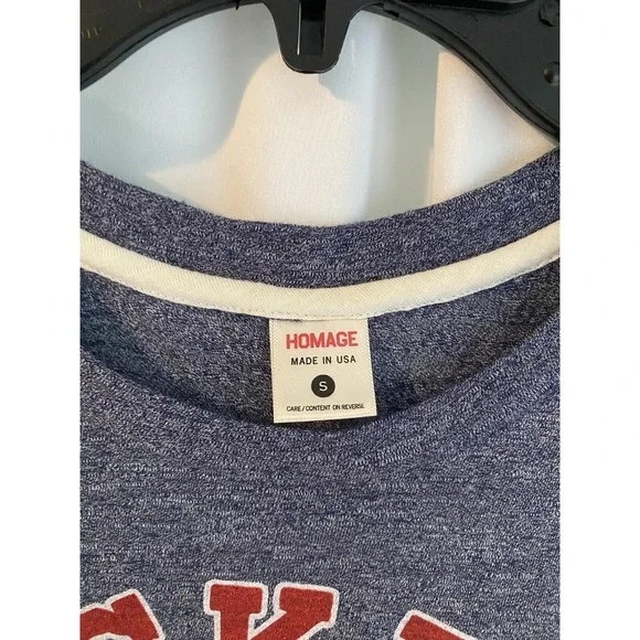 Homage Columbus Blue Jackets Hockey Shirt Womens Small - Picture 3 of 3